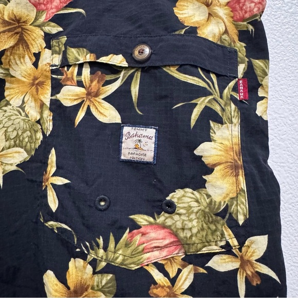 Vintage Tommy Bahama Mens Floral Swim Trunks Size XL Nylon Board Shorts Mesh - Picture 5 of 9